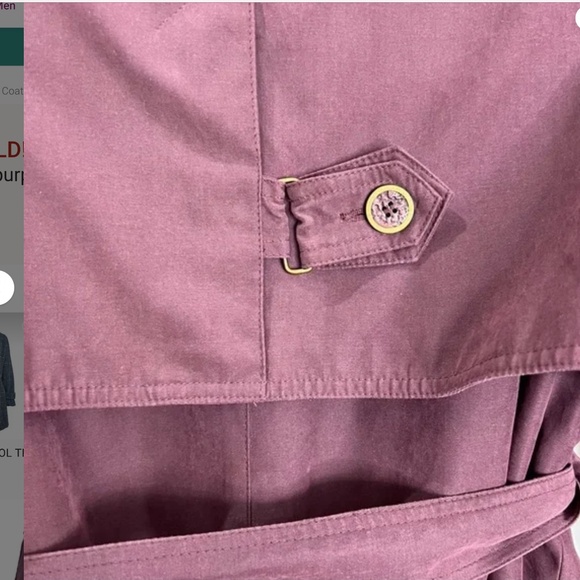 Vintage Luba Paris Trench Coat with Removable Lining - Picture 5 of 10